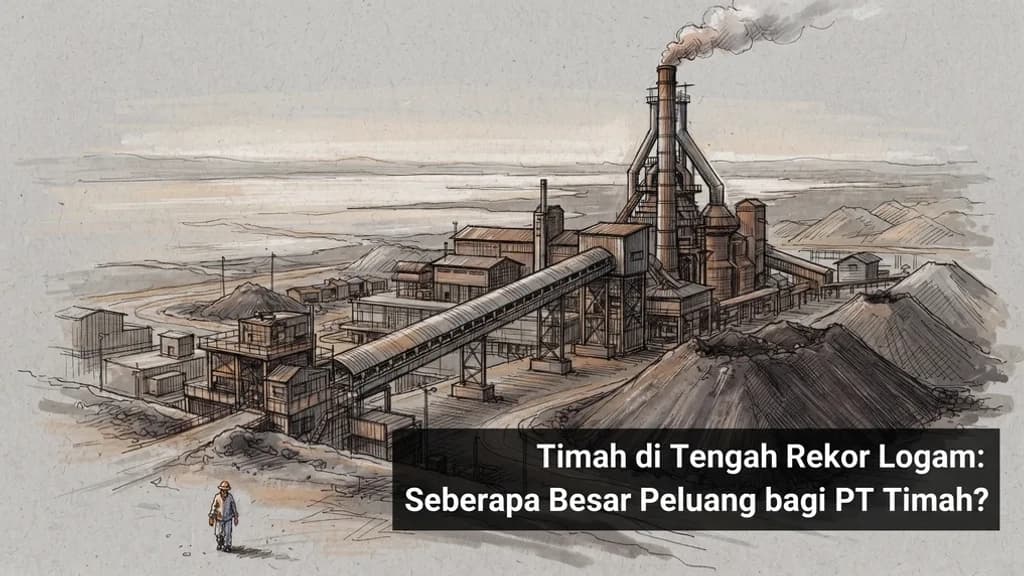 Timah di Tengah Rekor Logam: Seberapa Besar Peluang bagi PT Timah?