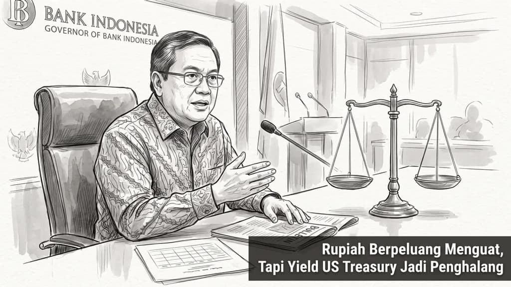 Rupiah Berpeluang Menguat, Tapi Yield US Treasury Jadi Penghalang